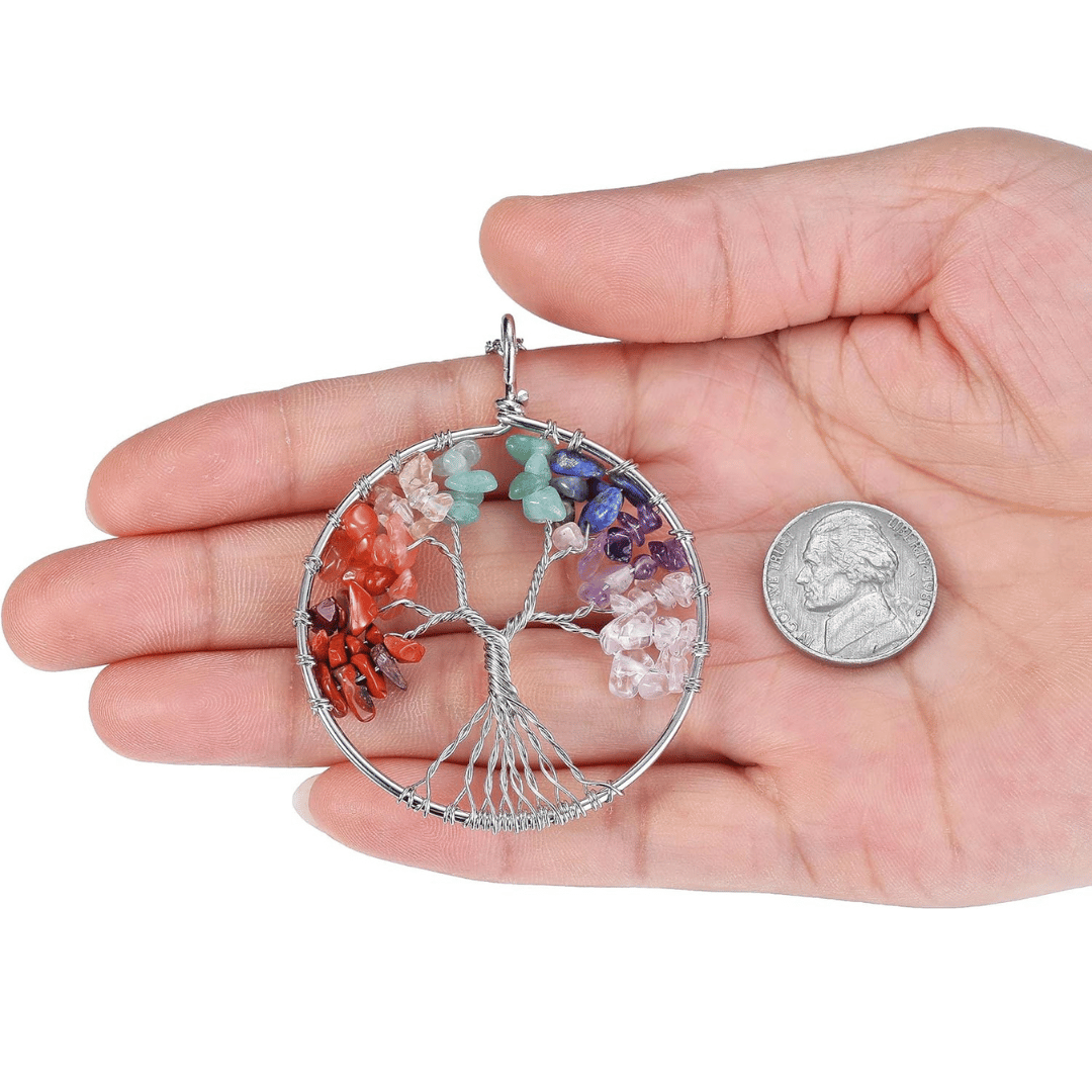 Amuleto Mágico - Collar Árbol de la Vida de los 7 chakras